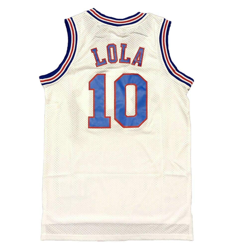 Looney Tunes Mens Basketball Jersey - Space Bugs Bunny & Lola Bunny for Sports Fans
