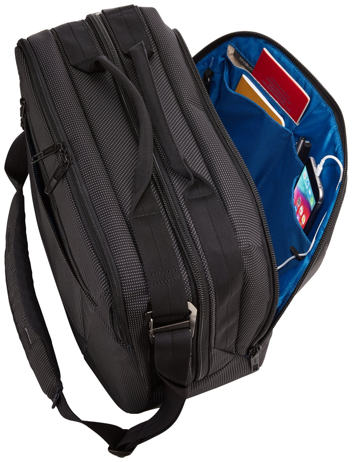 Thule Crossover 2 Rolling Luggage - Durable Carry-On Boarding Bag for Travel (Black) | Perfect for Airplane, Business Trips & Weekend Getaways