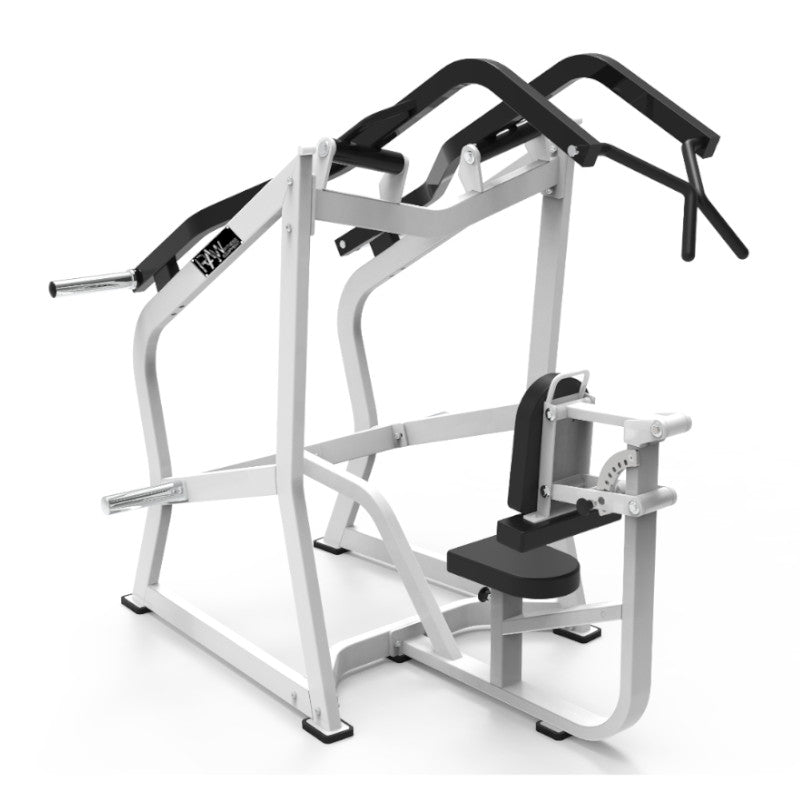 Pegasus 3S Plate Loaded Iso Lateral Front Mid Lat Pulldown Machine - Professional Strength Training Equipment for Home & Commercial Gyms - Perfect for Lat Pulldowns, Rowing Exercises & Back Workouts
