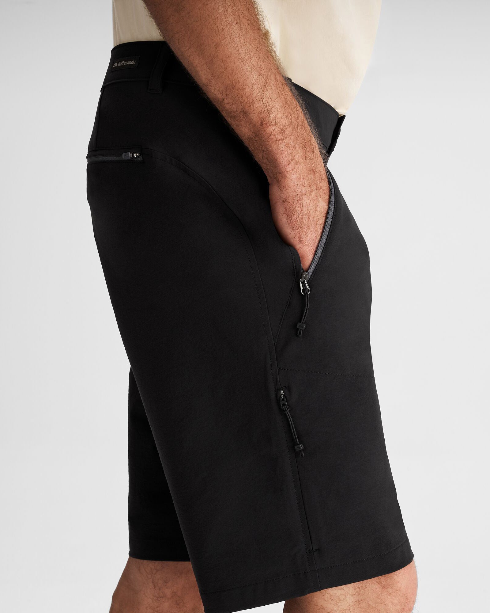 Men's Flinders 10 Inch Quick-Dry Hiking Shorts - Black | Outdoor Adventure & Summer Casual Wear