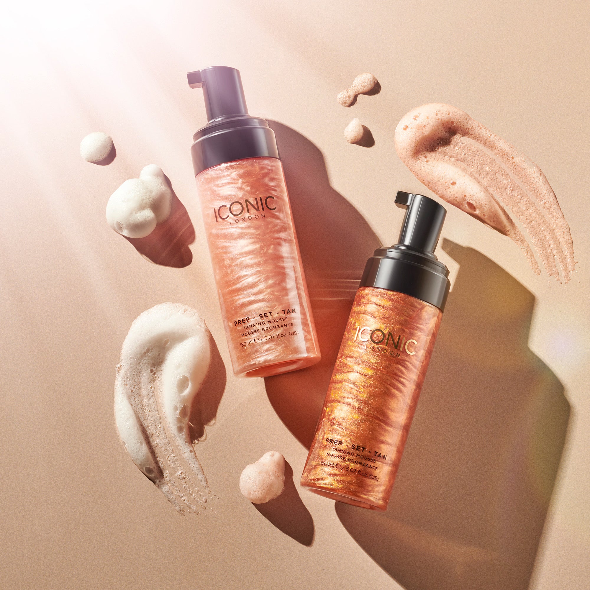 Best Self Tanning Mousse Kit - Prep Set for Natural Sunless Tan - Perfect for Face & Body - Easy Application for a Flawless Glow at Home or Salon