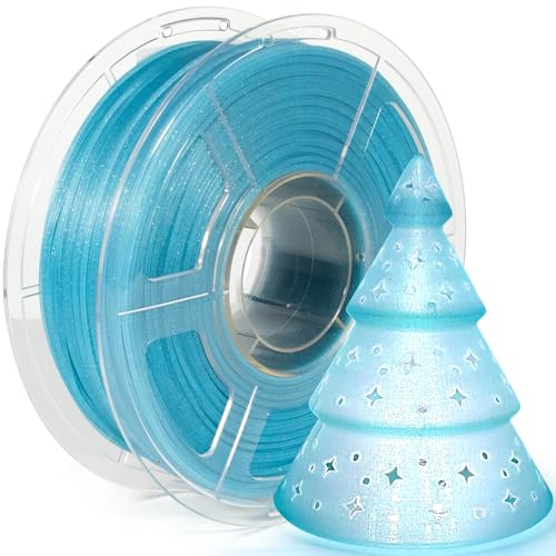 Clear Gillter-sky Blue
