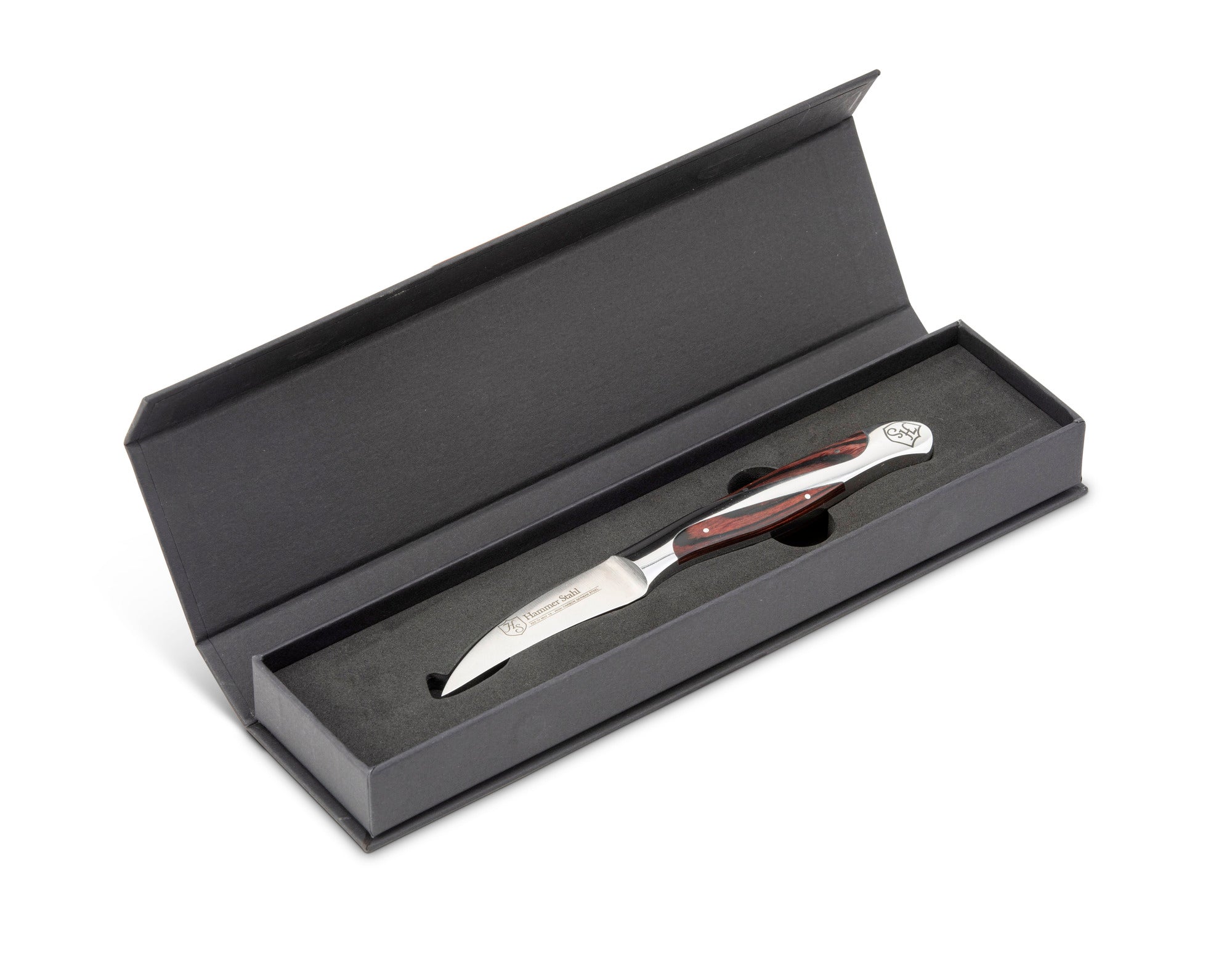 Premium Hammer Stahl Bird's Beak Paring Knife - Sharp 3.5