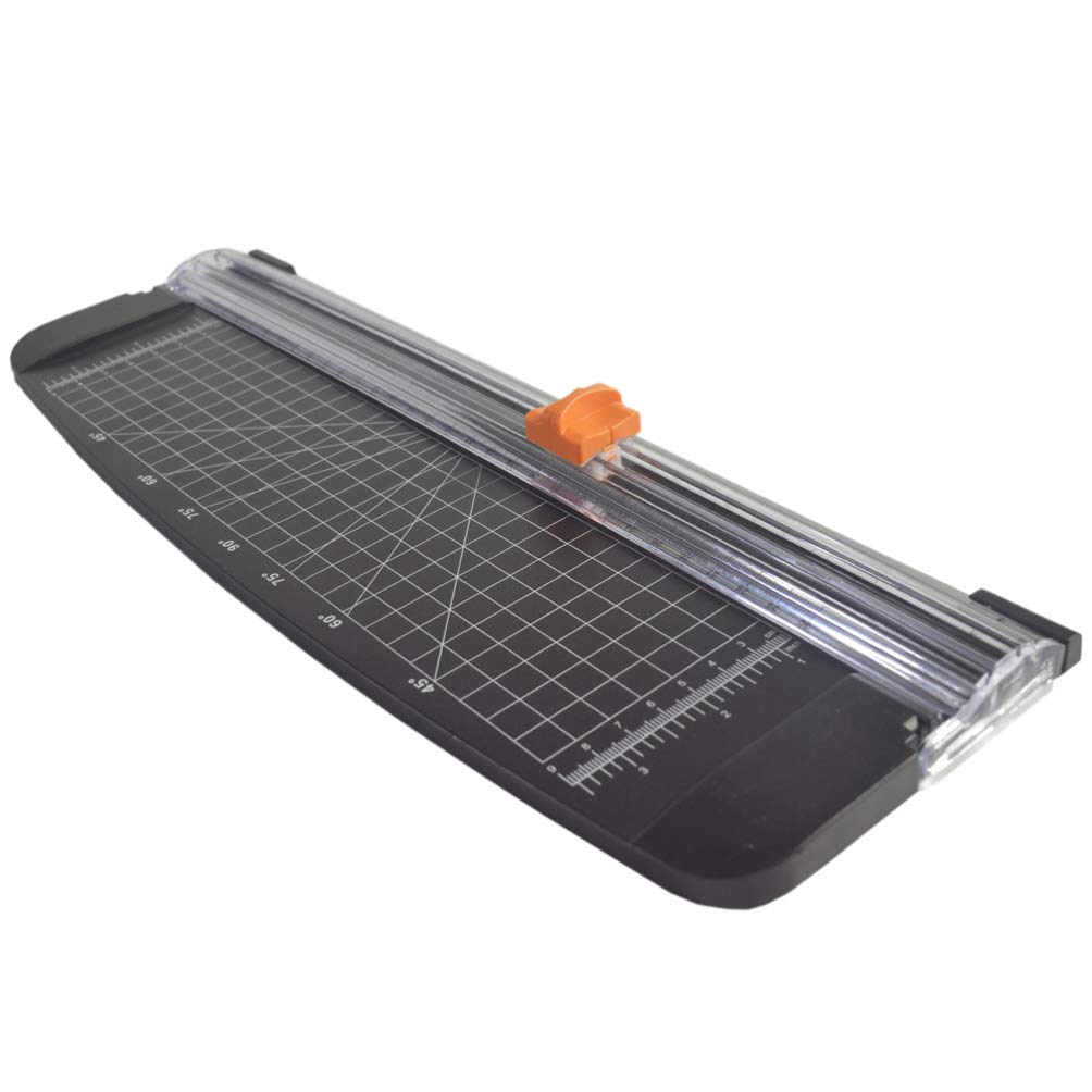 STOBOK A4 Paper Cutter & Trimmer - Heavy Duty Scrapbooking Tool, Photo Cutter for Precise Paper Cutting (Black) - Perfect for Crafting, Office Use, and DIY Projects