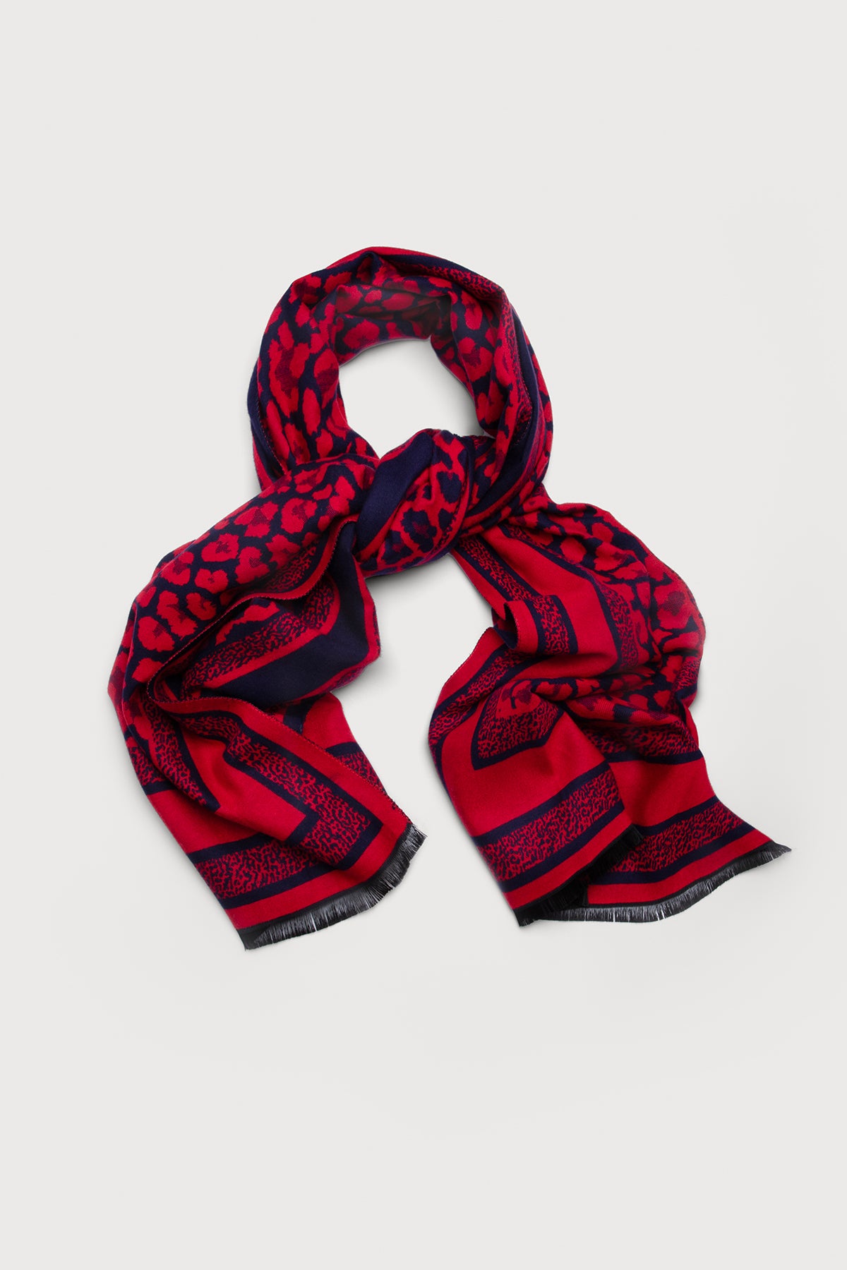 Reversible Leopard Print Scarf - Soft Winter Fashion Accessory for Women - Perfect for Cold Weather, Office Wear & Holiday Outfits