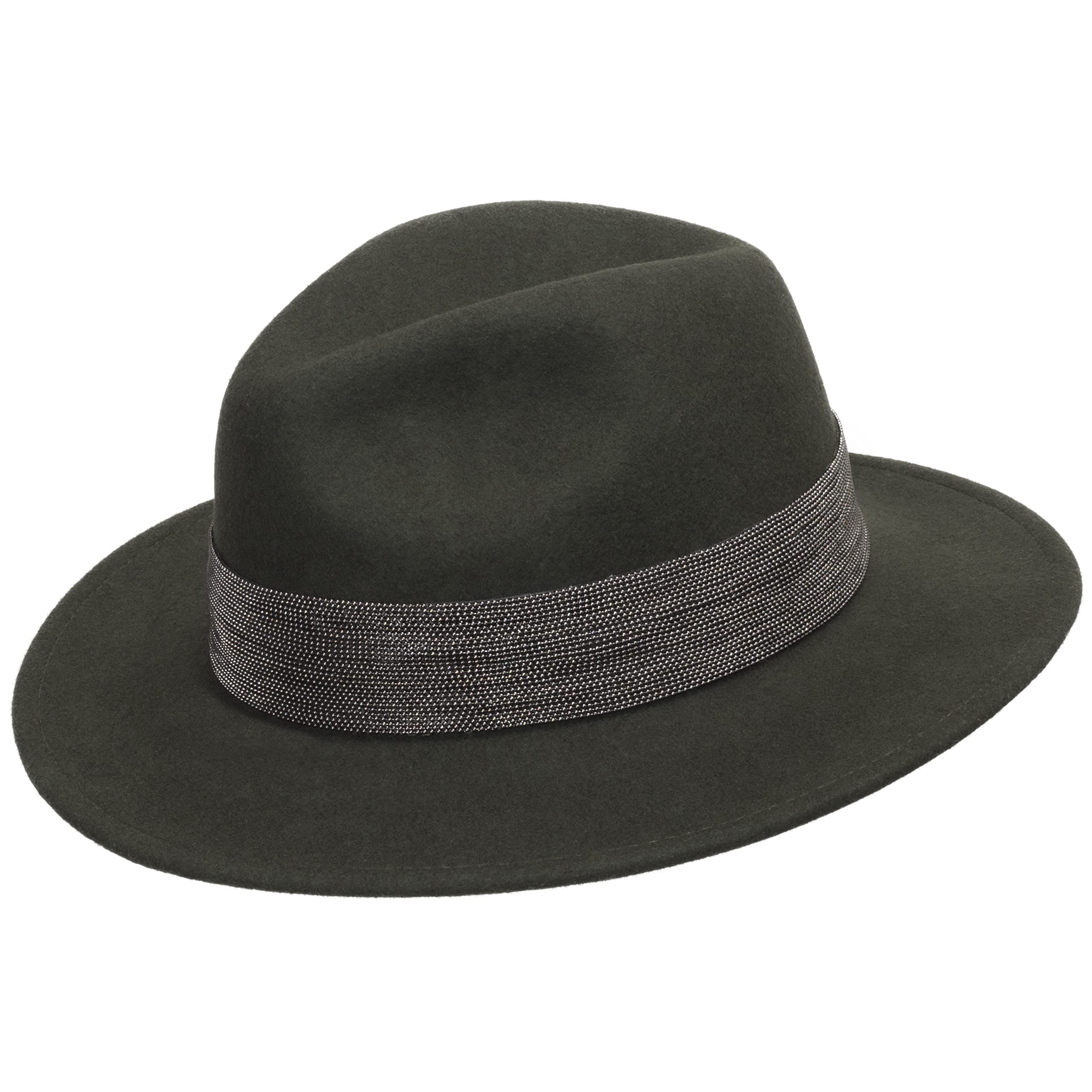 ULTRAFINO Jordana Wool Felt Safari Fedora Hat for Men & Women - Adjustable Sweatband, Sun Protection - Perfect for Outdoor Adventures, Travel & Fashion