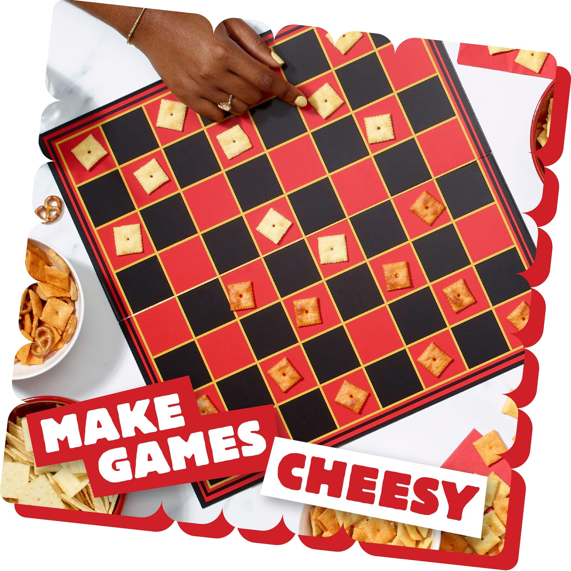 Cheez-It Baked Cheese Crackers Snack - Family Size Variety Pack (3 Boxes) - Perfect for School Lunches, Office Snacks & Party Platters