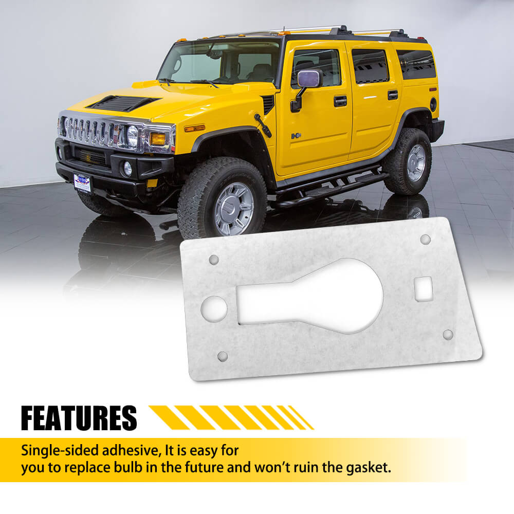03-09 Hummer H2 & 05-09 H2 SUT Roof Light Gaskets - 10pcs Waterproof Anti-Leak Seal Kit for Off-Road Adventure & Extreme Weather Protection