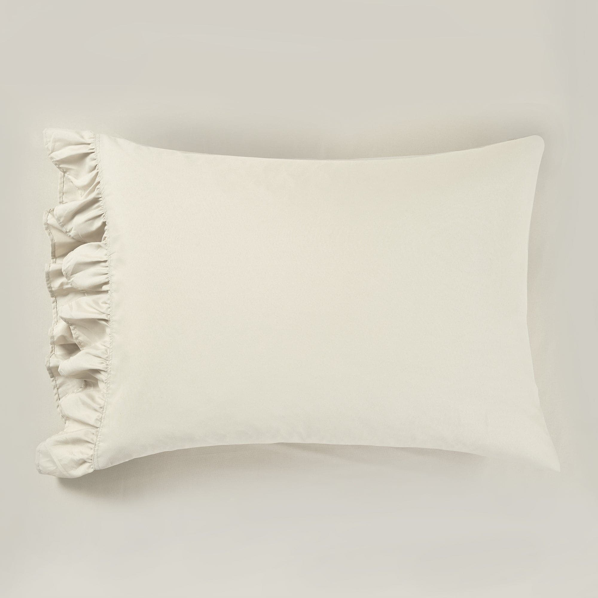 Reyna Ruffle Sheet Set - Queen Size 4-Piece Bedding Set with Floral Lace Trim, Soft Breathable Cotton for Girls & Women - Perfect for Bedroom Decor, Guest Room, and Luxury Hotel Style