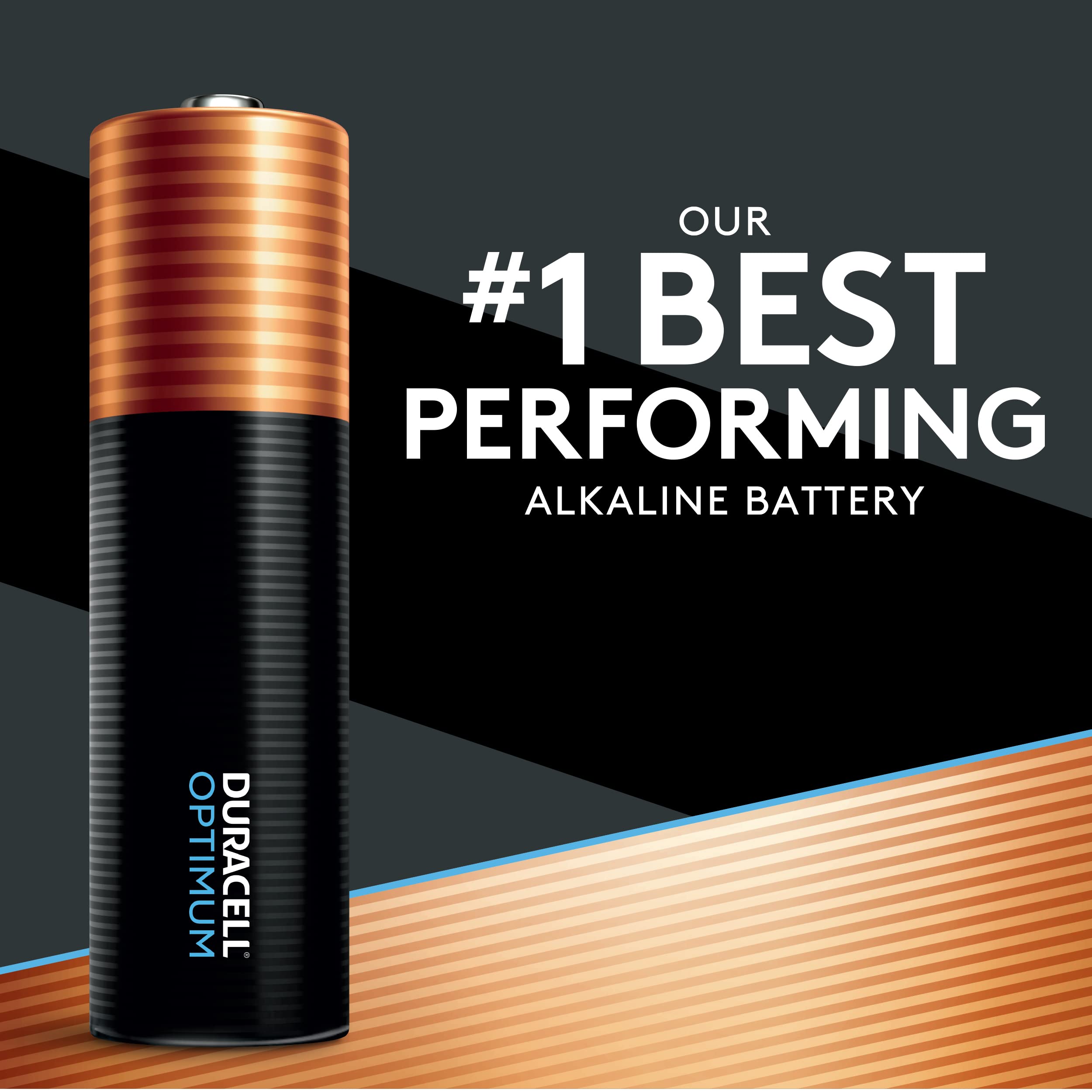 Duracell Optimum AA Batteries 28 Count - 4X Power Boost, Long-Lasting Double A Batteries with Reclosable Pack for Easy Storage | Perfect for Cameras, Toys, Remote Controls & Emergency Kits