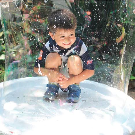 Bomböya® Giant Bubble Liquid & Bubble Machine Concentrate 5X (5 Liters) - Premium Bubble Solution for Outdoor Parties, Kids Play, and Bubble Shows