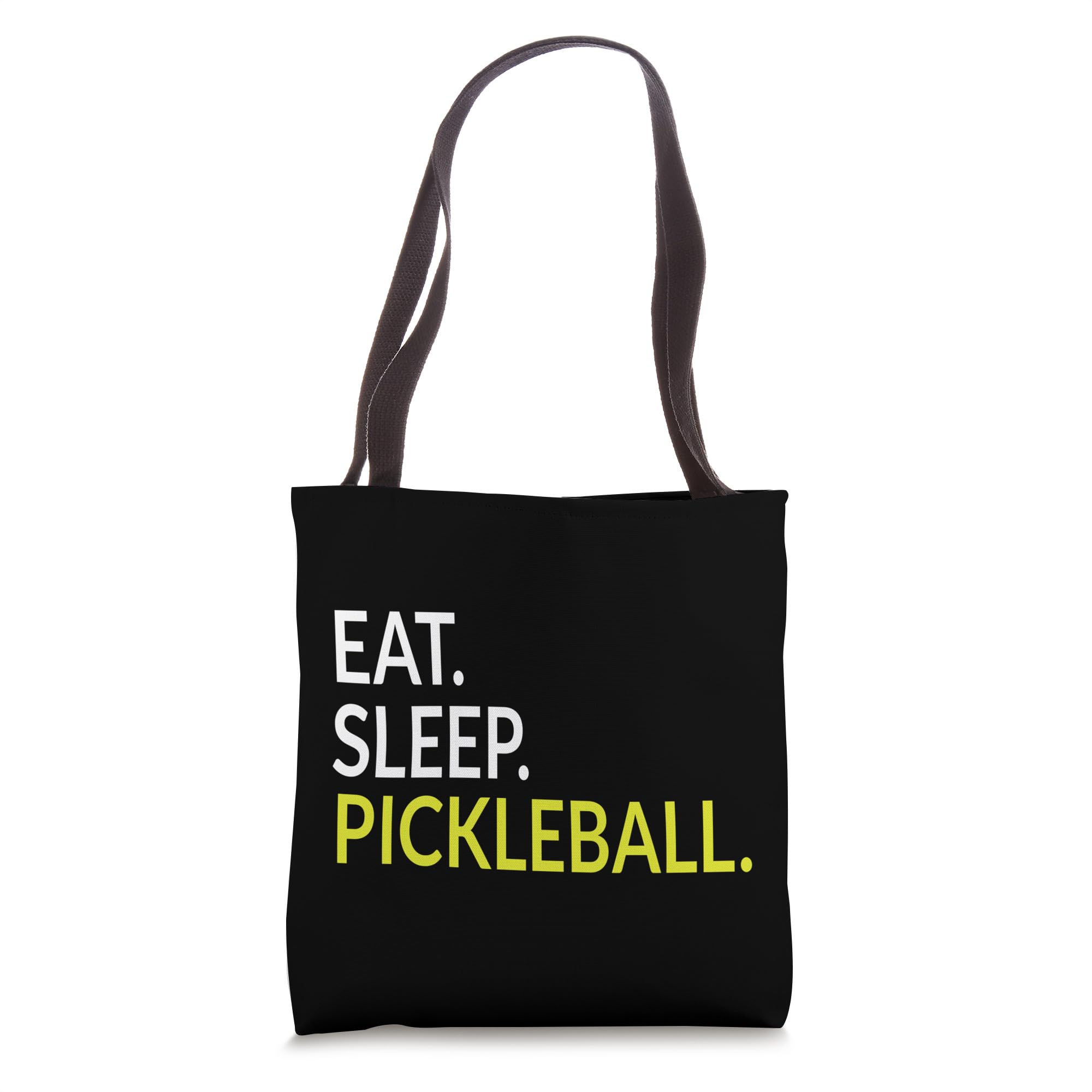 Funny Pickleball Lovers Tote Bag - Eat Sleep Pickleball Design - Perfect for Pickleball Games, Gifts & Everyday Use