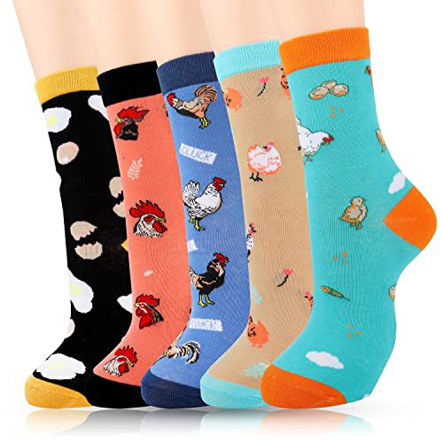 01-chicken Socks-5 Pairs
