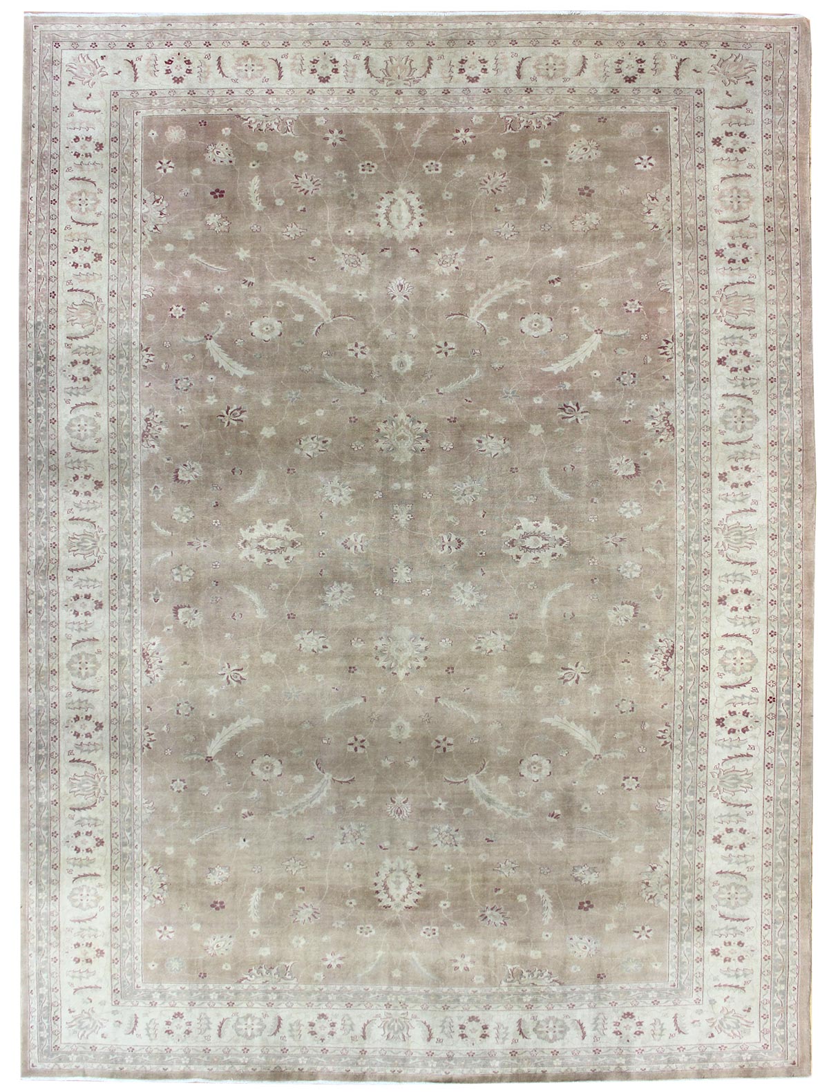 Handwoven Traditional Agra Rug J47187 - Authentic Indian Home Decor for Living Room, Bedroom & Office
