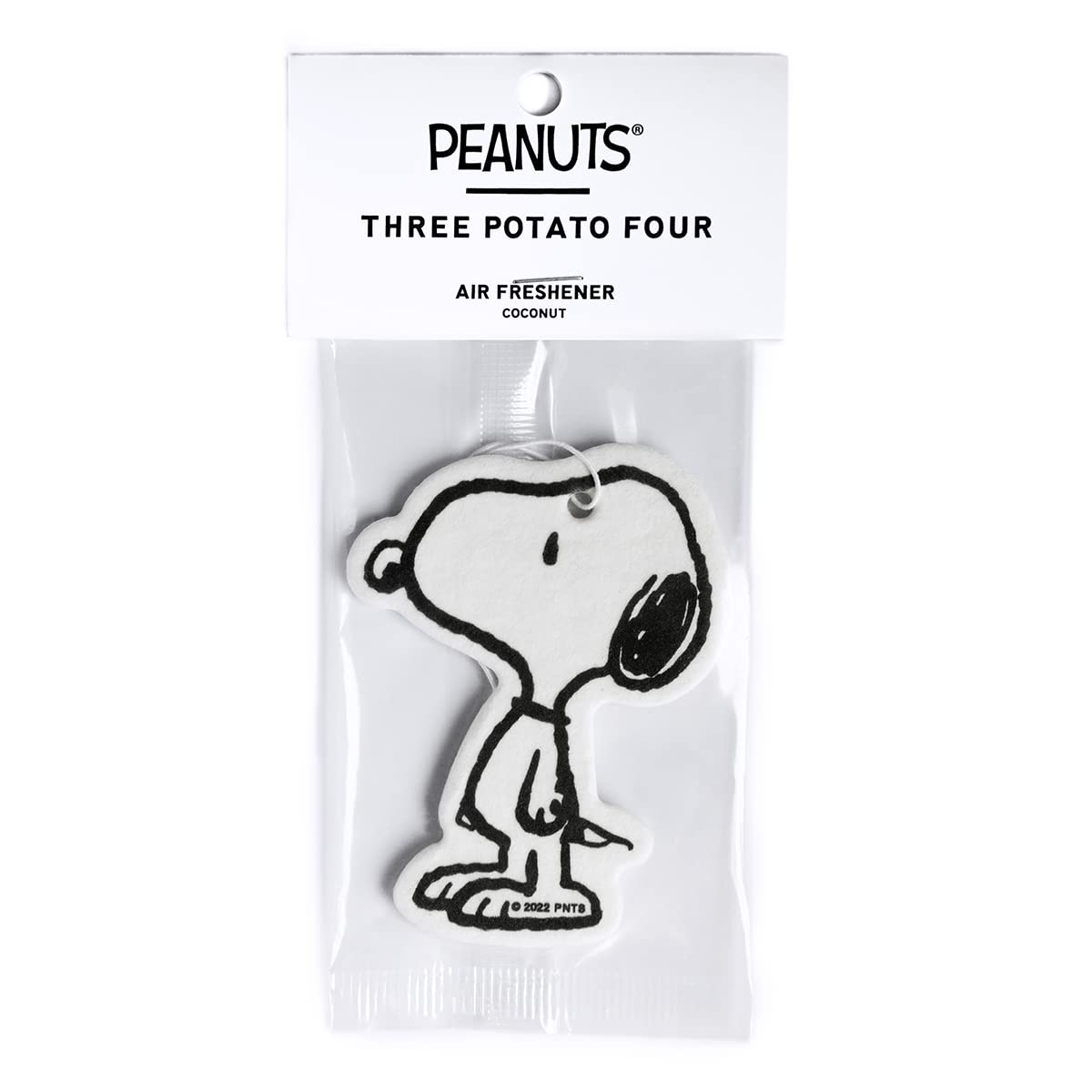 Three Potato Four x Peanuts® Snoopy Garden Air Freshener - Premium Car & Home Fragrance for Office, Bathroom, and Closet