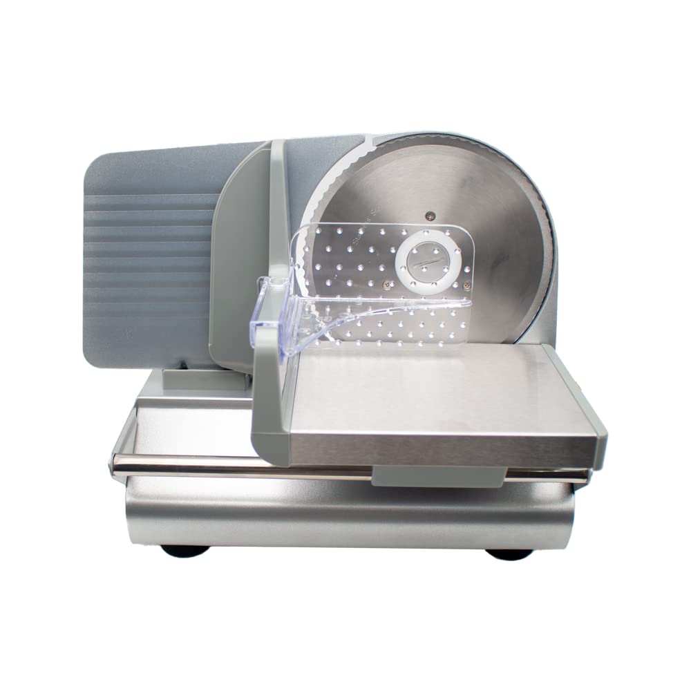 Commercial Electric Meat Slicer - Adjustable Thickness 0-20MM for Frozen Beef, Lamb, Bread | Heavy Duty Kitchen Appliance for Deli, Restaurant & Home Use
