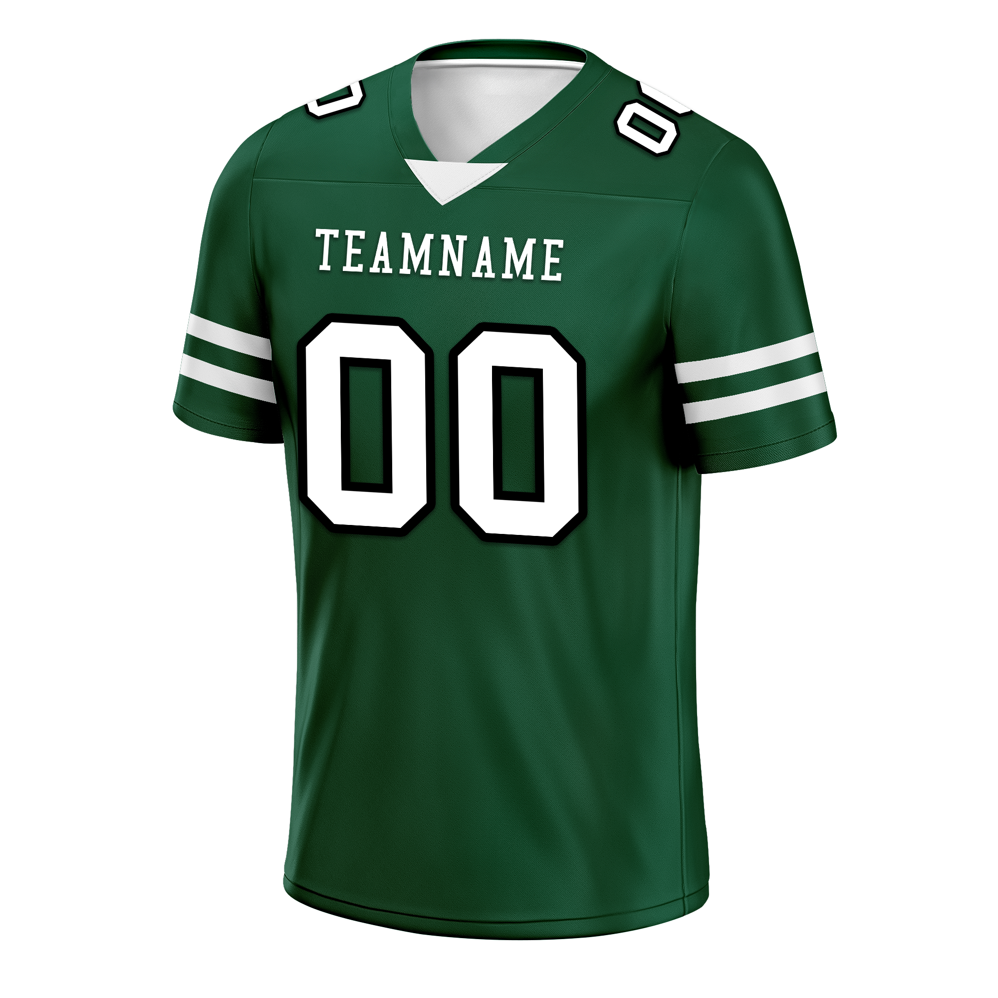 Custom Green Classic Style Personalized Authentic Football Jersey FBJ02 - High-Quality Breathable Sports Jersey for Soccer, Football Games & Fan Events