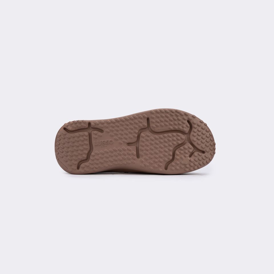 Lusso Scenario Slide Sandals for Men - Comfortable & Stylish Malt Color Slides - Perfect for Beach, Pool, and Casual Summer Wear