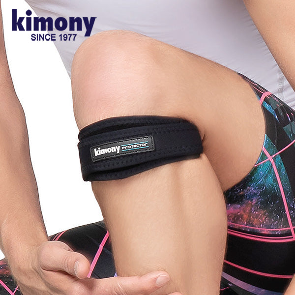 Kimony Adjustable Knee Band Support Brace - Pain Relief for Running, Sports & Arthritis - Breathable & Comfortable for Men & Women (Model KNP9300) - Perfect for Workouts, Hiking & Daily Activities