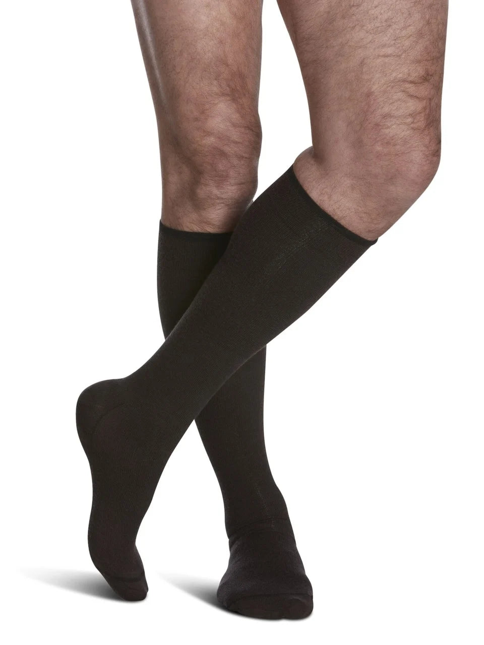 Sigvaris Merino Calf 20-30 mmHg Men's Closed Toe Compression Socks for Circulation & Swelling Relief - Perfect for Travel, Work & Medical Support