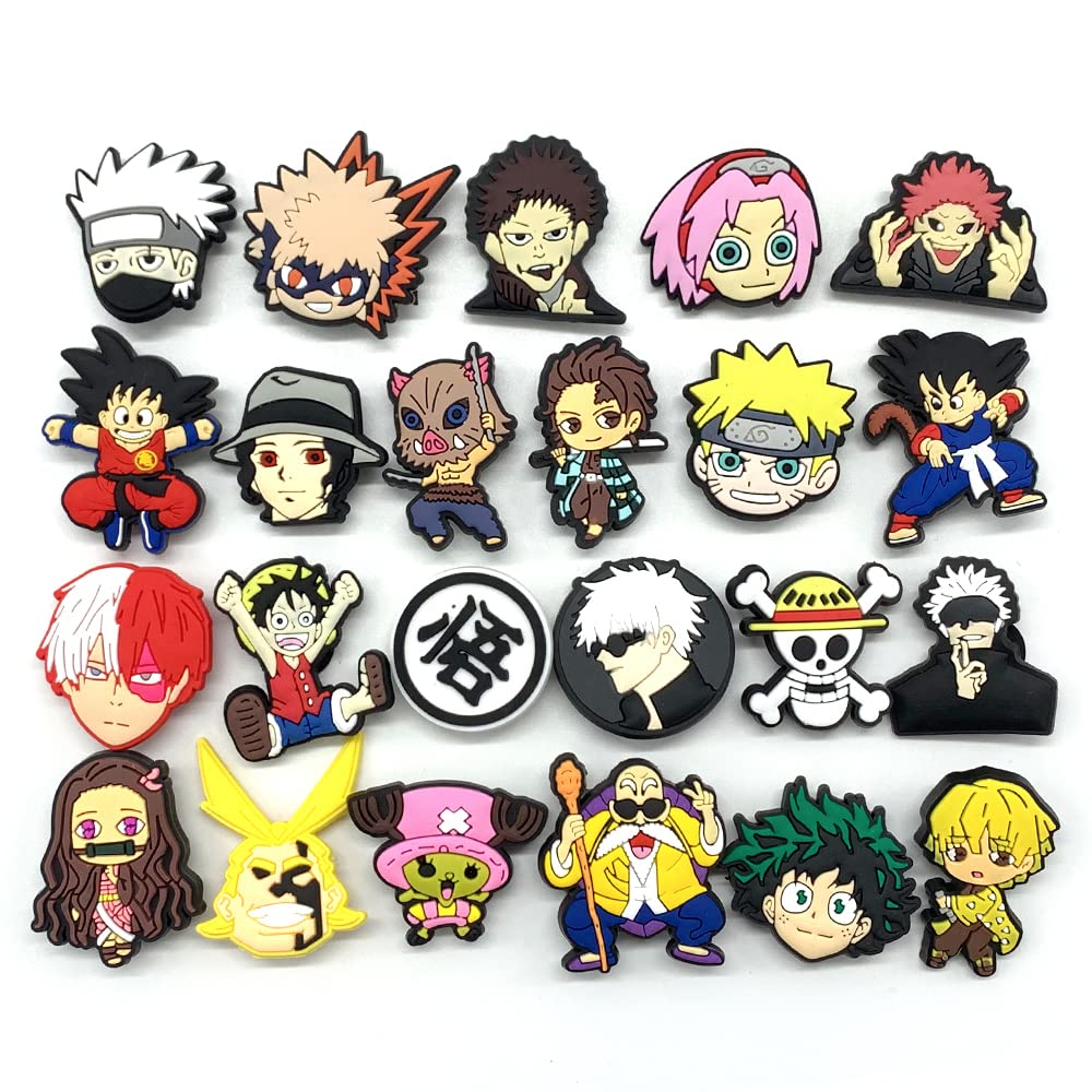Anime Shoe Charms for Sneakers & Bracelets - Kawaii Party Favors & Gifts for Cosplay, Conventions & Anime Fans