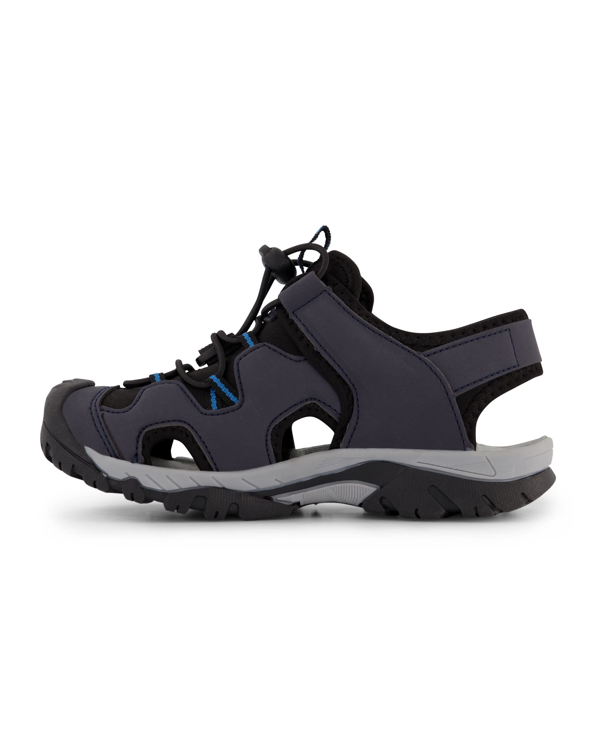 ZeroXposur Boys Wallowa River Closed-Toe Hiking Sandals - Waterproof Outdoor Adventure Sandals for Kids - Durable Trekking Shoes for Boys - Perfect for Camping, Hiking and Beach Activities