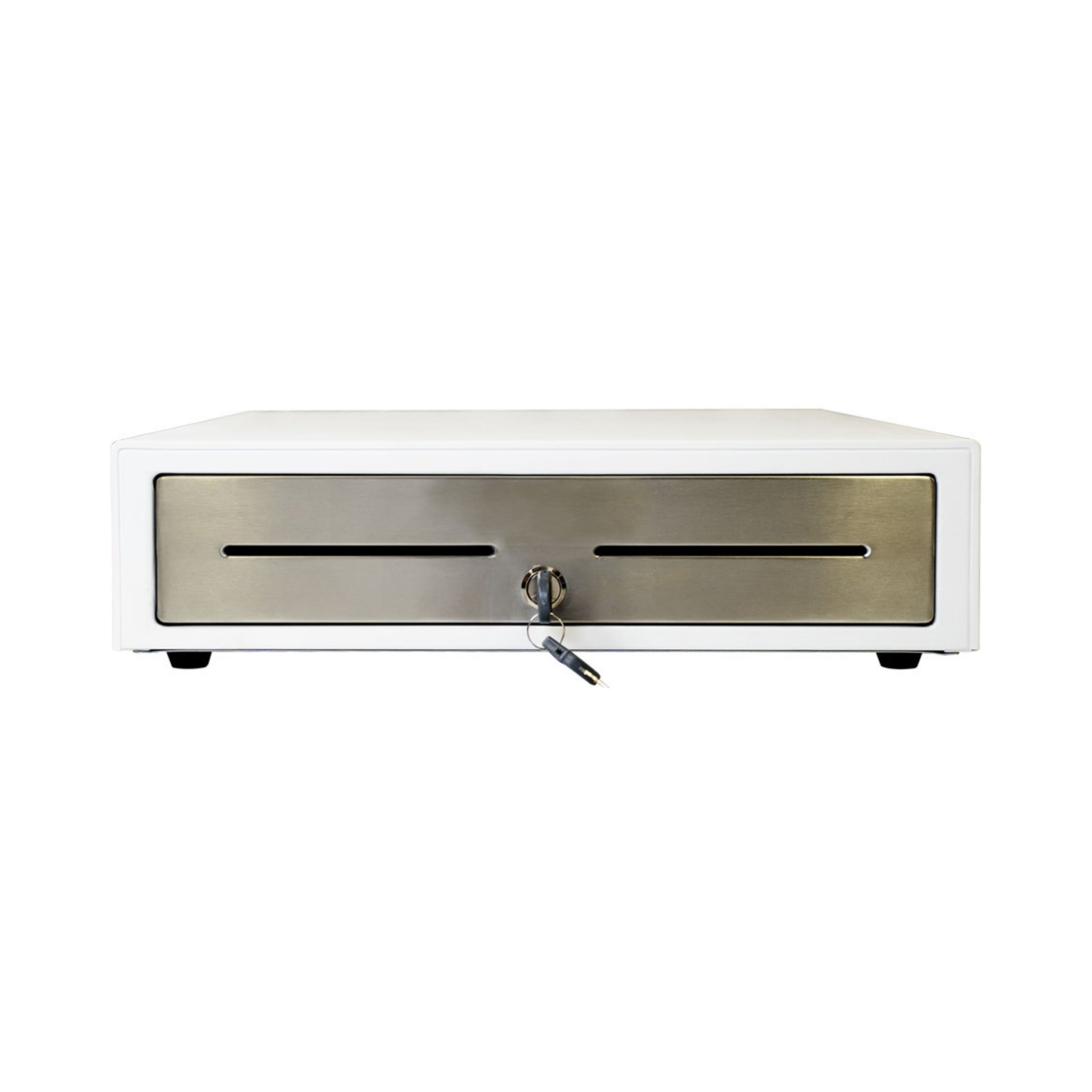 Star Micronics CD4 1416 Choice Series Mini Cash Drawer - Stainless Steel Front for Retail POS Systems | Compact Cash Management Solution for Small Businesses & Restaurants