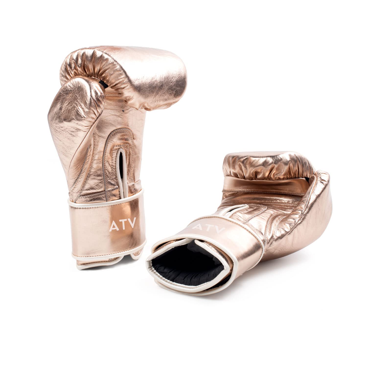 Splendore Rose Gold Boxing Gloves for Women - Premium Training Gloves for Boxing, MMA, Kickboxing & Fitness Workouts - Perfect for Gym, Home Training & Martial Arts Practice