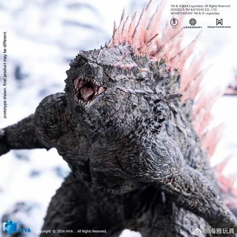 HIYA 7-inch 18cm Stylist Series Godzilla vs Kong The New Empire Godzilla Evolved Version PVC Action Figure - Collectible Movie Monster Toy for Display & Gifts
