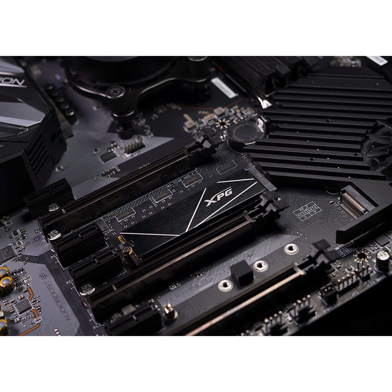 XPG 4TB GAMMIX S70 Blade PCIe Gen4 NVMe M.2 2280 Internal SSD - Up to 7400MB/s Read Speed for Gaming PC, PS5, Laptop - High Performance Storage for 4K Video Editing & Game Loading (AGAMMIXS70B-4T-CS)