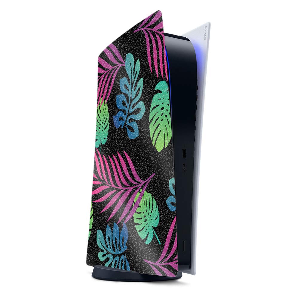 MightySkins Glitter PS5 Skin - Neon Tropics | Gaming & Home Decor
