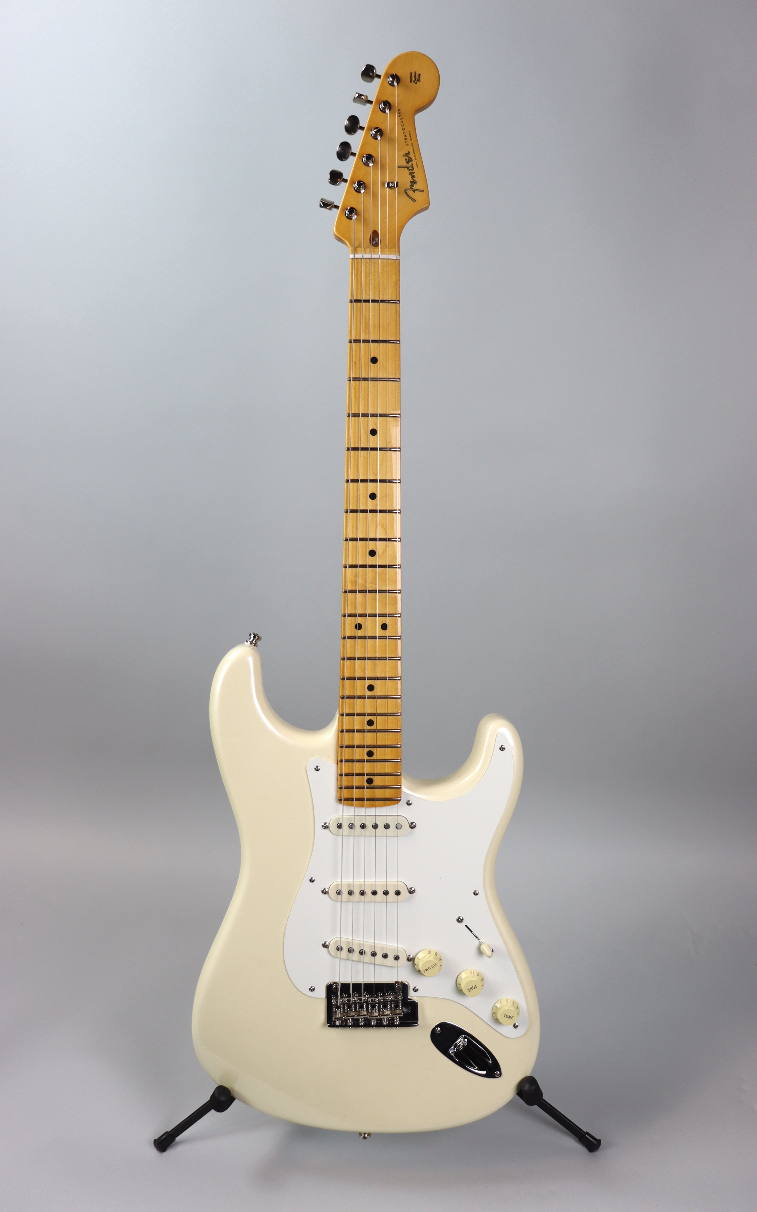 Fender Lincoln Brewster Stratocaster Electric Guitar - Olympic White Finish | Professional Grade for Worship & Live Performances