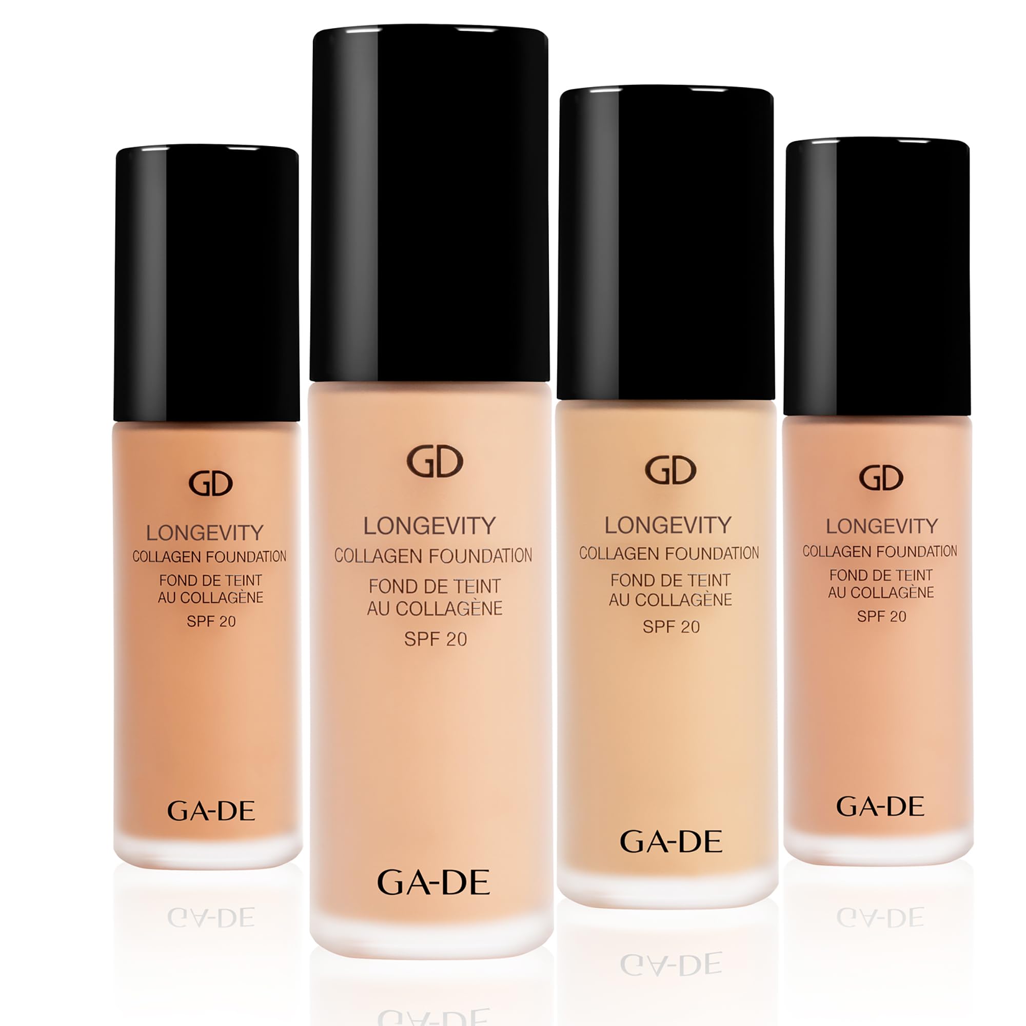 GA-DE Longevity Collagen Foundation 503 - SPF Face Makeup with Hydrating & Firming Benefits - Full Coverage Matte Finish Foundation - 1 oz - Perfect for Daily Wear & Special Occasions