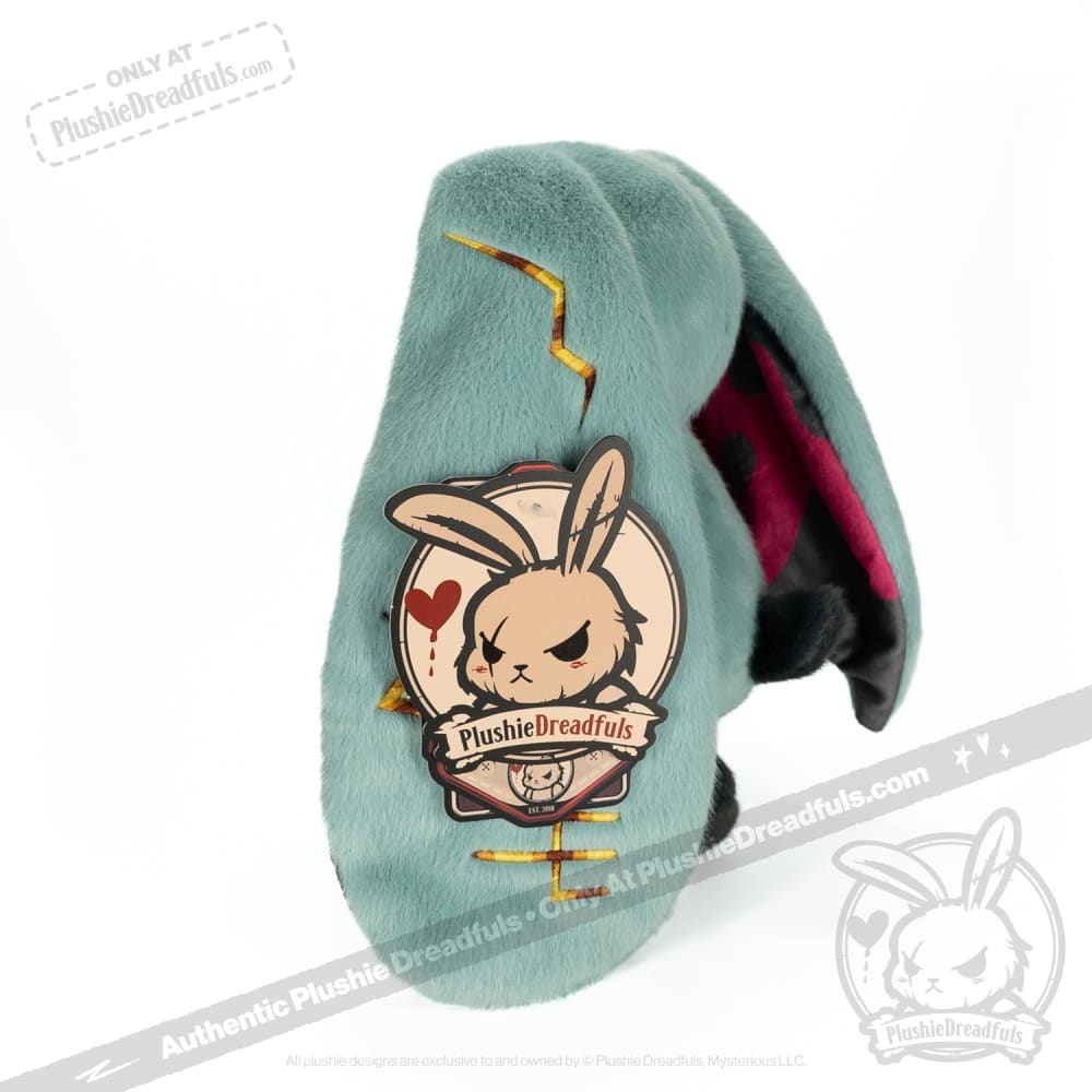 Plushie Dreadfuls Complex PTSD (CPTSD) Rabbit Stuffed Animal - Soft Comfort Toy for Anxiety Relief, Therapy Support & Emotional Healing - Perfect for PTSD Survivors, Mental Health Awareness & Cuddling