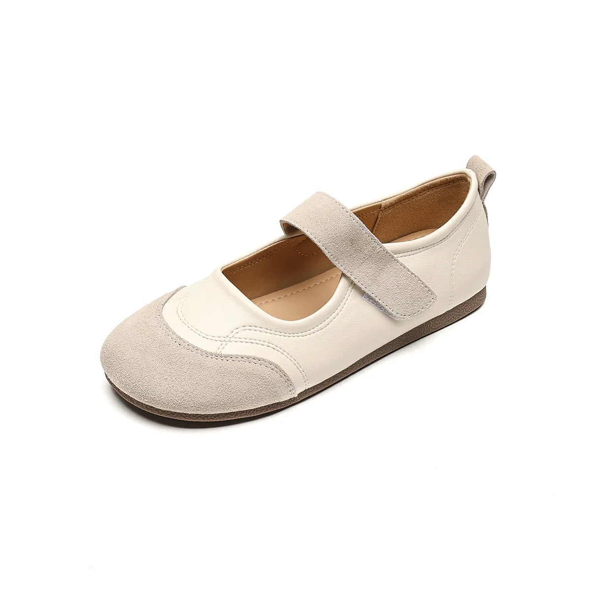 2024 Spring Women's Mary Jane Flats - Korean Style Leather Loafers for Casual, Work & Party Wear - Sizes 41 & 43 | Comfortable Slip-On Shoes for Office, Dating & Daily Outfits