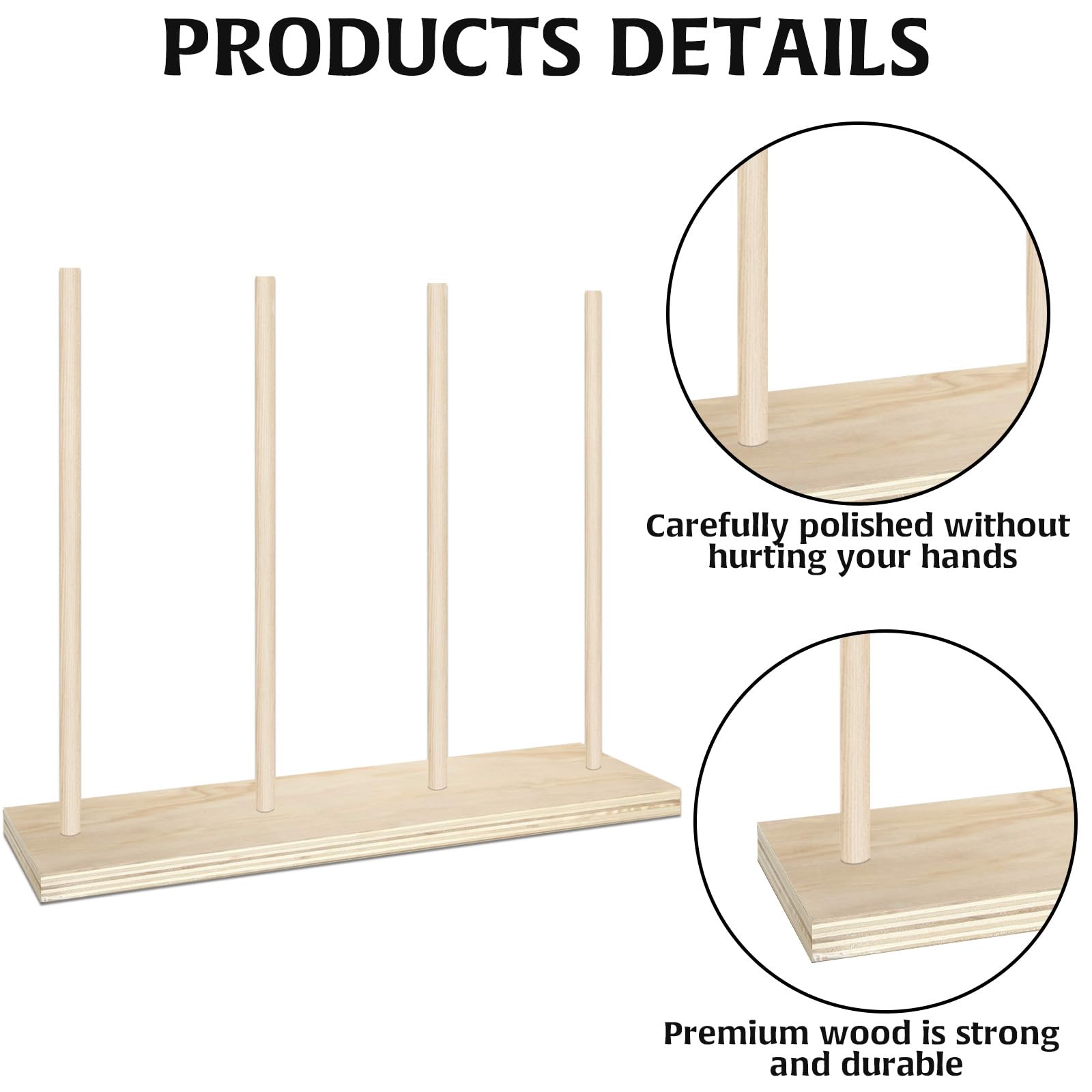 Ribbon Holder Organizer Rack - Easy Install Ribbon Storage & Bow Maker for Wreaths, Sewing & Crafts | Perfect for DIY Projects, Gift Wrapping & Home Decor