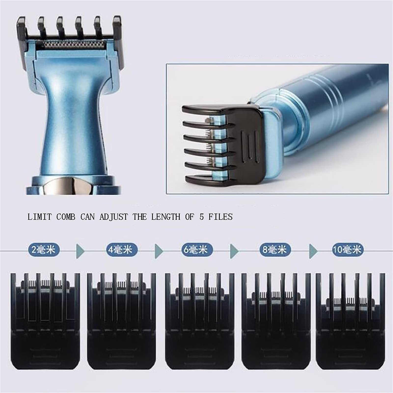 Electric Nose Hair Trimmer for Men - Rechargeable Facial Grooming Tool with Precision Blades for Comfortable Nasal, Beard & Sideburn Trimming - Perfect for Travel, Home & Office Use