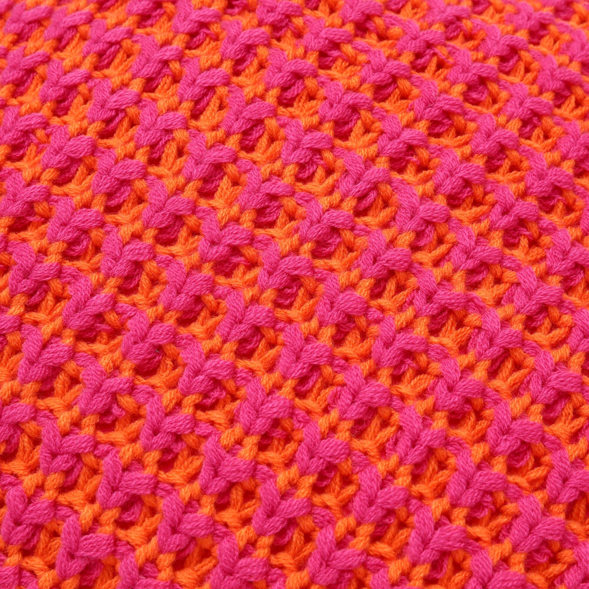 Soft Pink Knit Cushion Cover 18x18 Inches - Cozy Home Decor for Sofa, Bed & Living Room - Machine Washable Throw Pillow Case