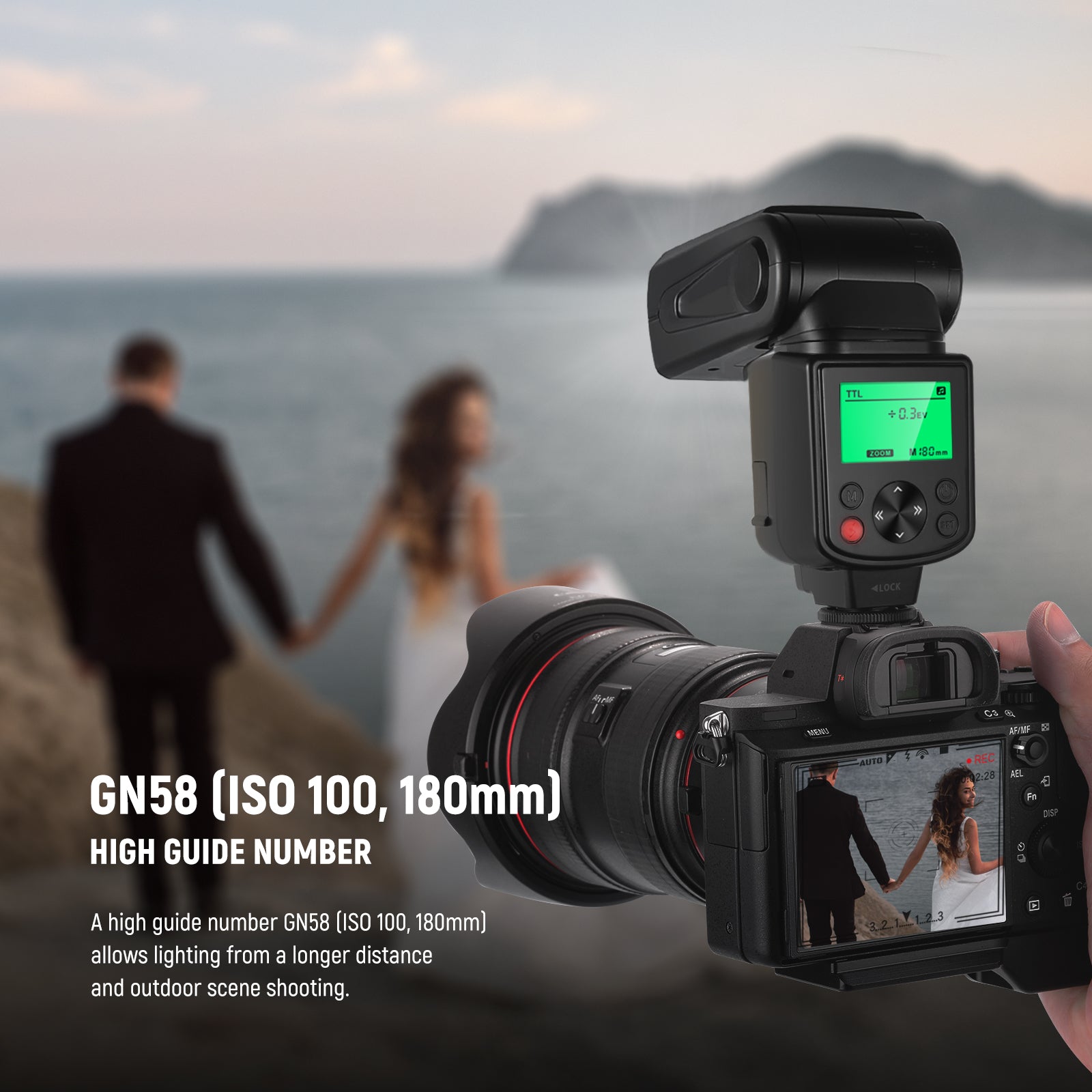 NEEWER NW635II S TTL Camera Flash Speedlite for Canon Nikon Sony DSLR - Professional Photography Lighting for Portraits, Events & Studio Shoots