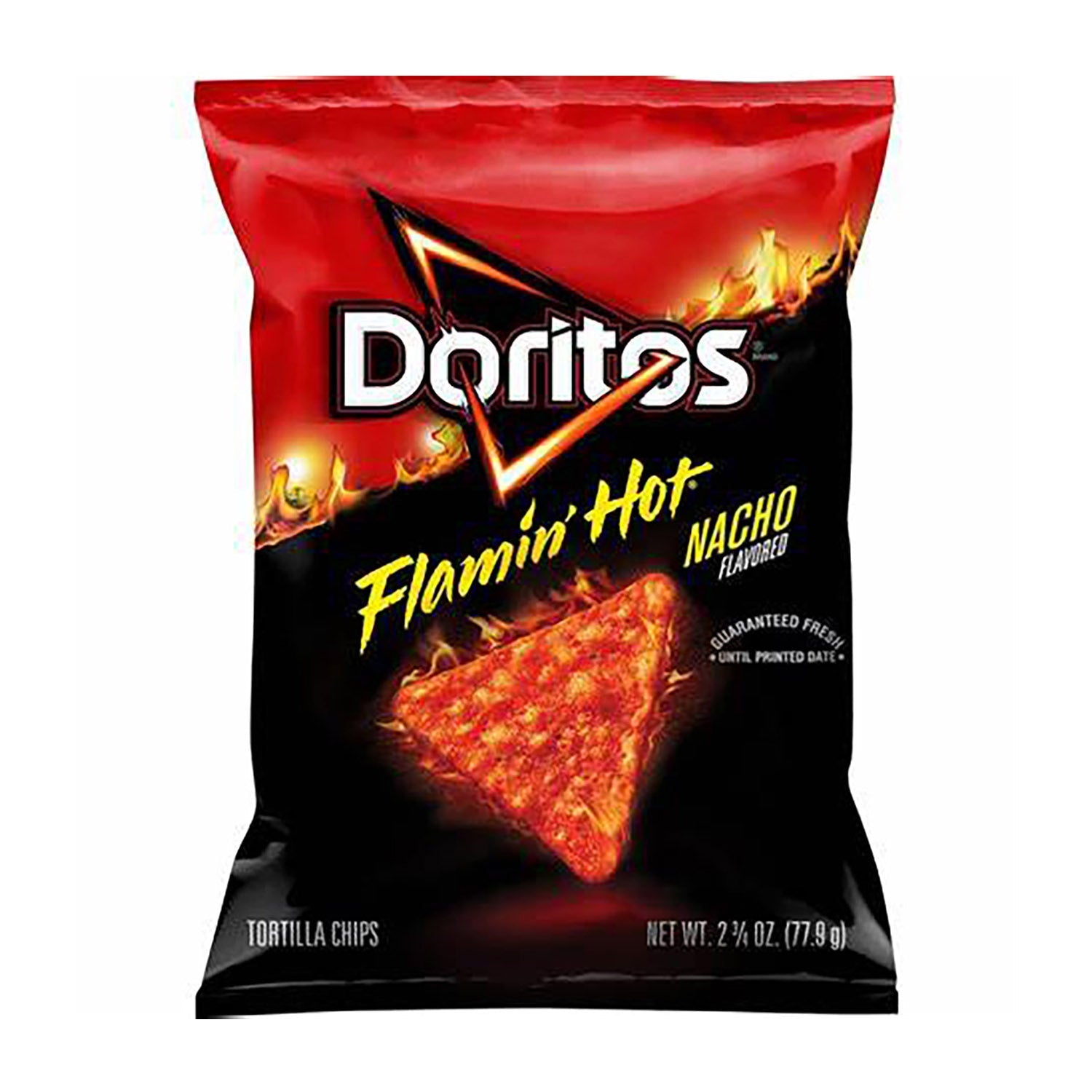 Frito Lay Doritos Flamin' Hot Nacho Chips - 24 Count Case | Spicy Snack for Parties, Game Nights & Movie Time