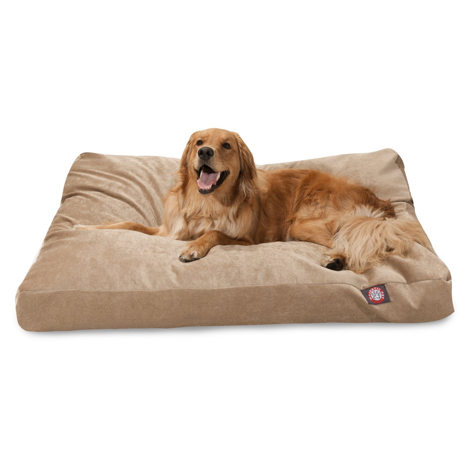 Majestic Pet Villa Rectangle Washable Dog Bed - Non-Slip Comfortable Pet Crate Bed with Removable Cover - Medium Size Kennel Bed for Sleeping (Polyester Fiber, Marine Blue) - Perfect for Home, Office & Travel Use