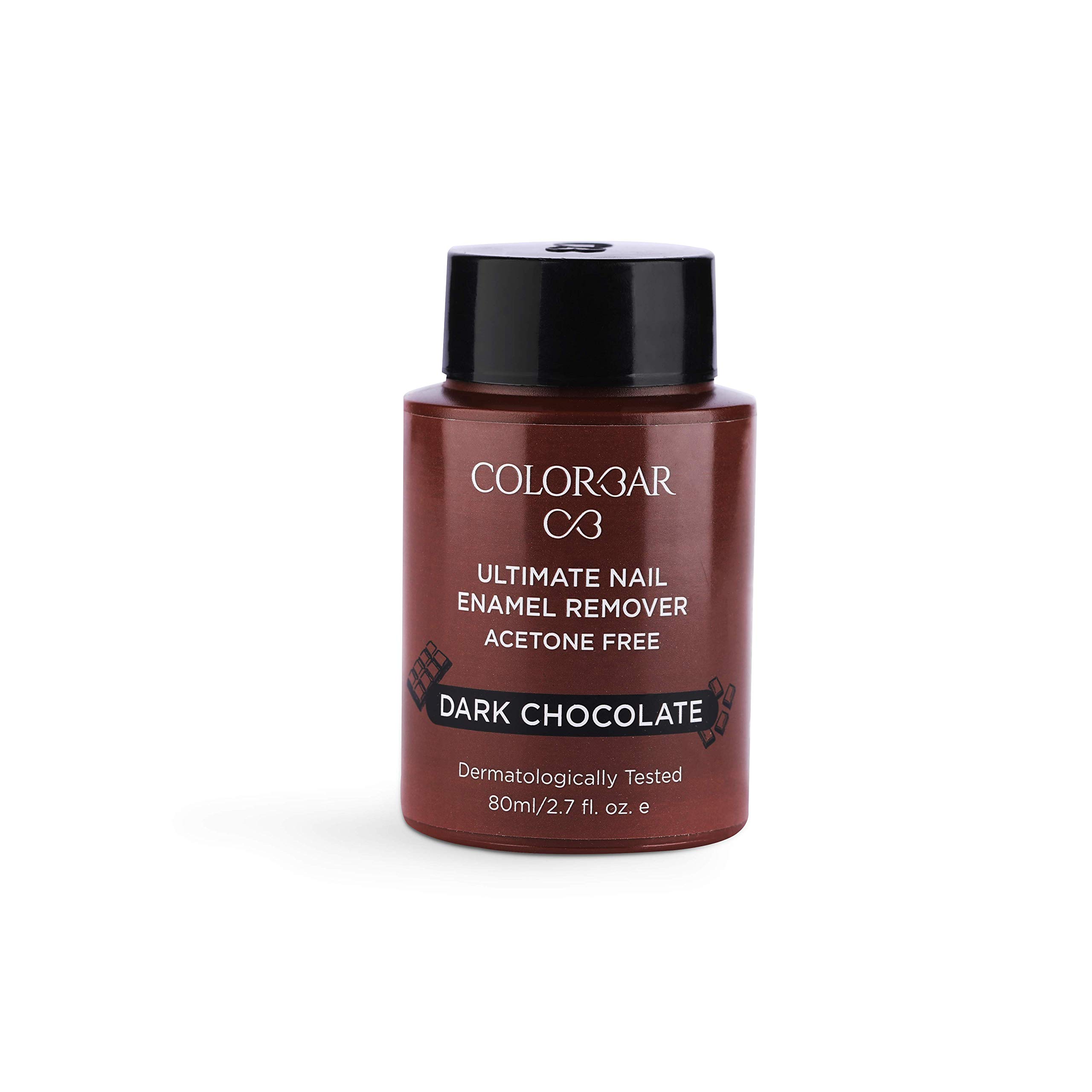 Colorbar Ultimate Nail Enamel Remover - Dark Chocolate 80ml | Paraben Free | Protein & Vitamin B5 Enriched | Olive Oil Extract | Strengthens & Moisturizes Nails | Perfect for At-Home Manicures & Nail Care Routines