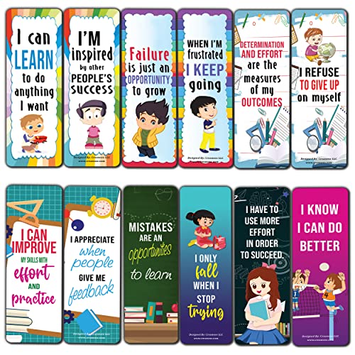 Growth Mindset Bookmarks (2-sets