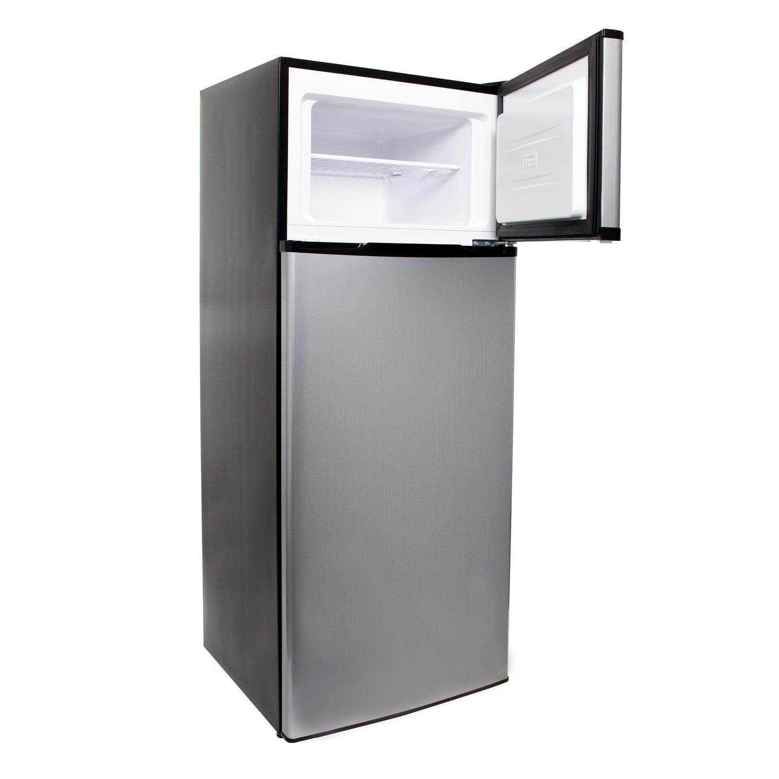 Avanti RA733B3S 7.3 Cu. Ft. Compact Refrigerator - Energy Efficient Apartment Fridge with Freezer for Small Spaces, Dorms & Studio Kitchens
