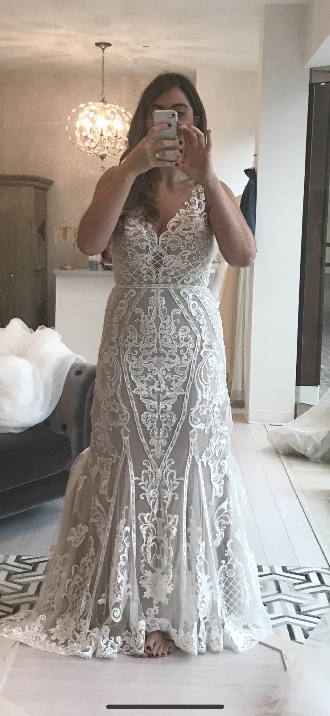 Wtoo Viola 11109 Wedding Gown - Elegant Lace Bridal Dress for Church Ceremony & Formal Events