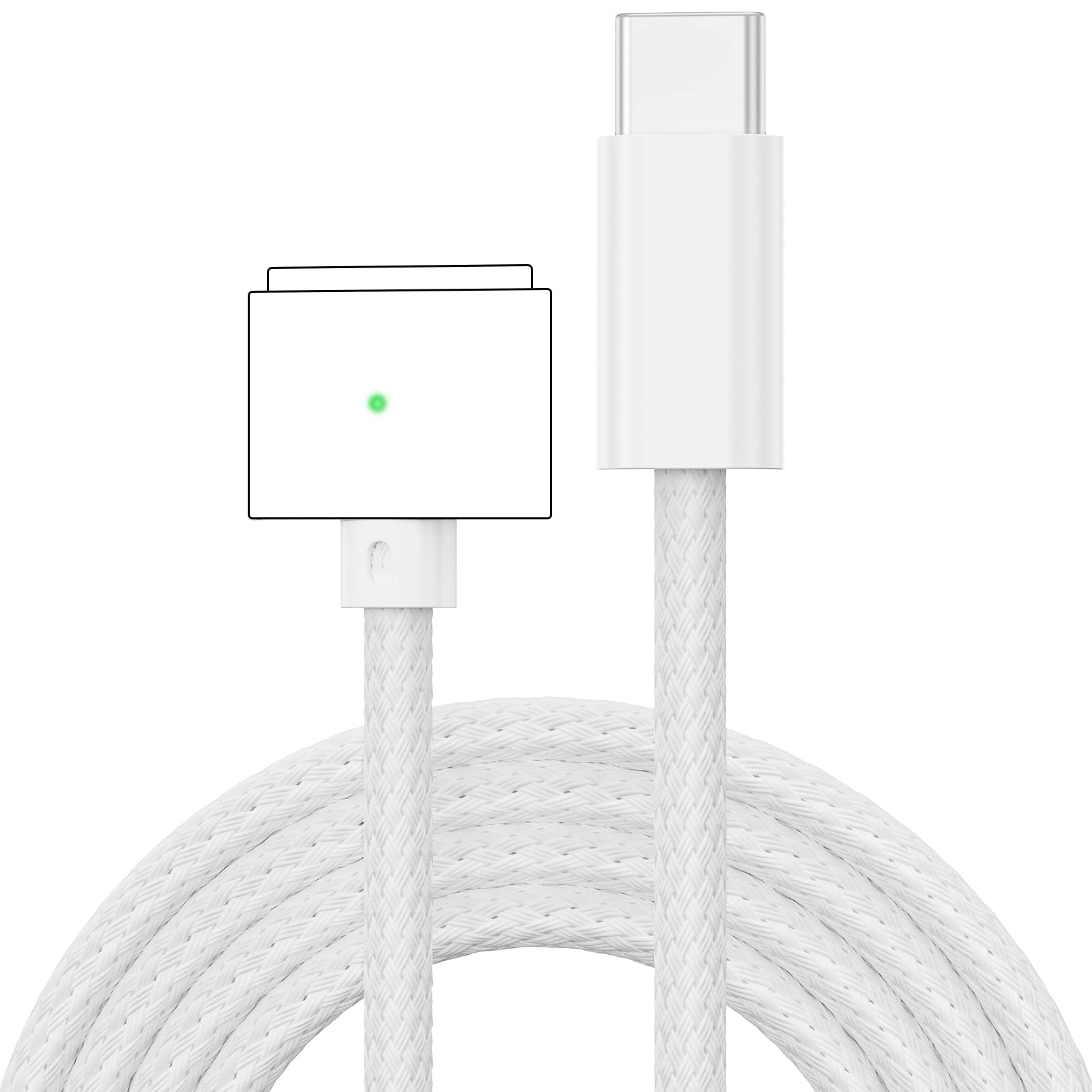 140W USB C to Magnetic Charging Cable - Fast Charging Cord for MacBook Air (M2 2022) & MacBook Pro (14