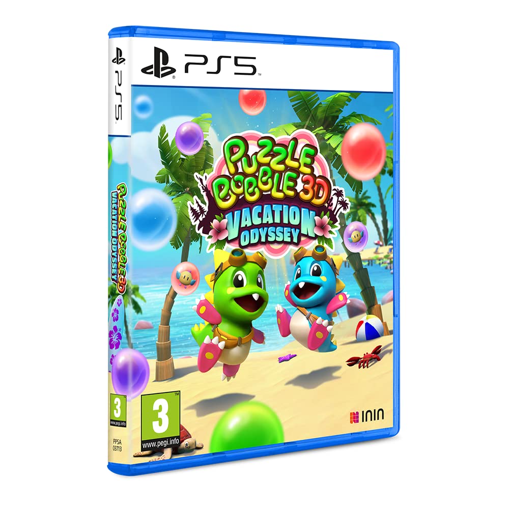 Puzzle Bobble 3D Vacation Odyssey Game for PS5 - Fun Bubble Shooter Adventure for Family & Friends Game Night