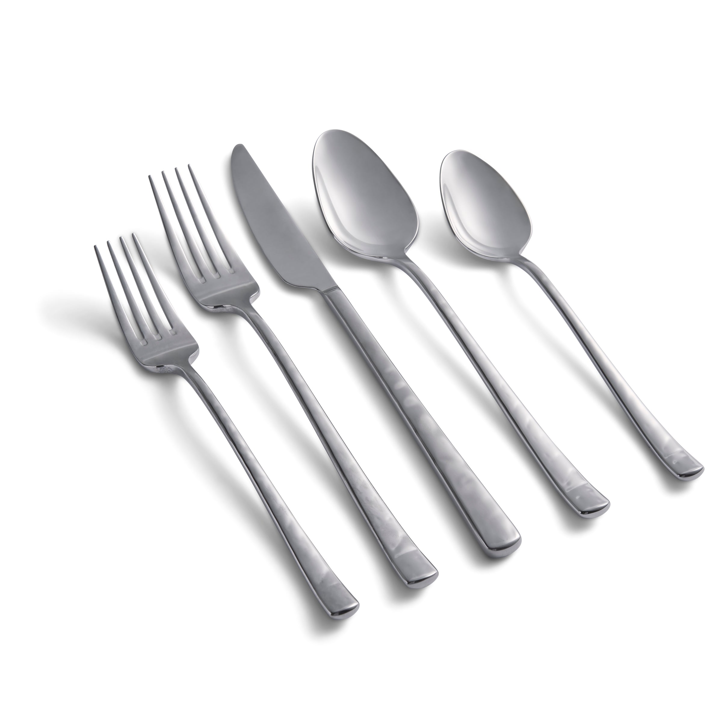 Almada Mirror 20-Piece Stainless Steel Flatware Set - Elegant Cutlery for Dining, Entertaining & Wedding Gifts
