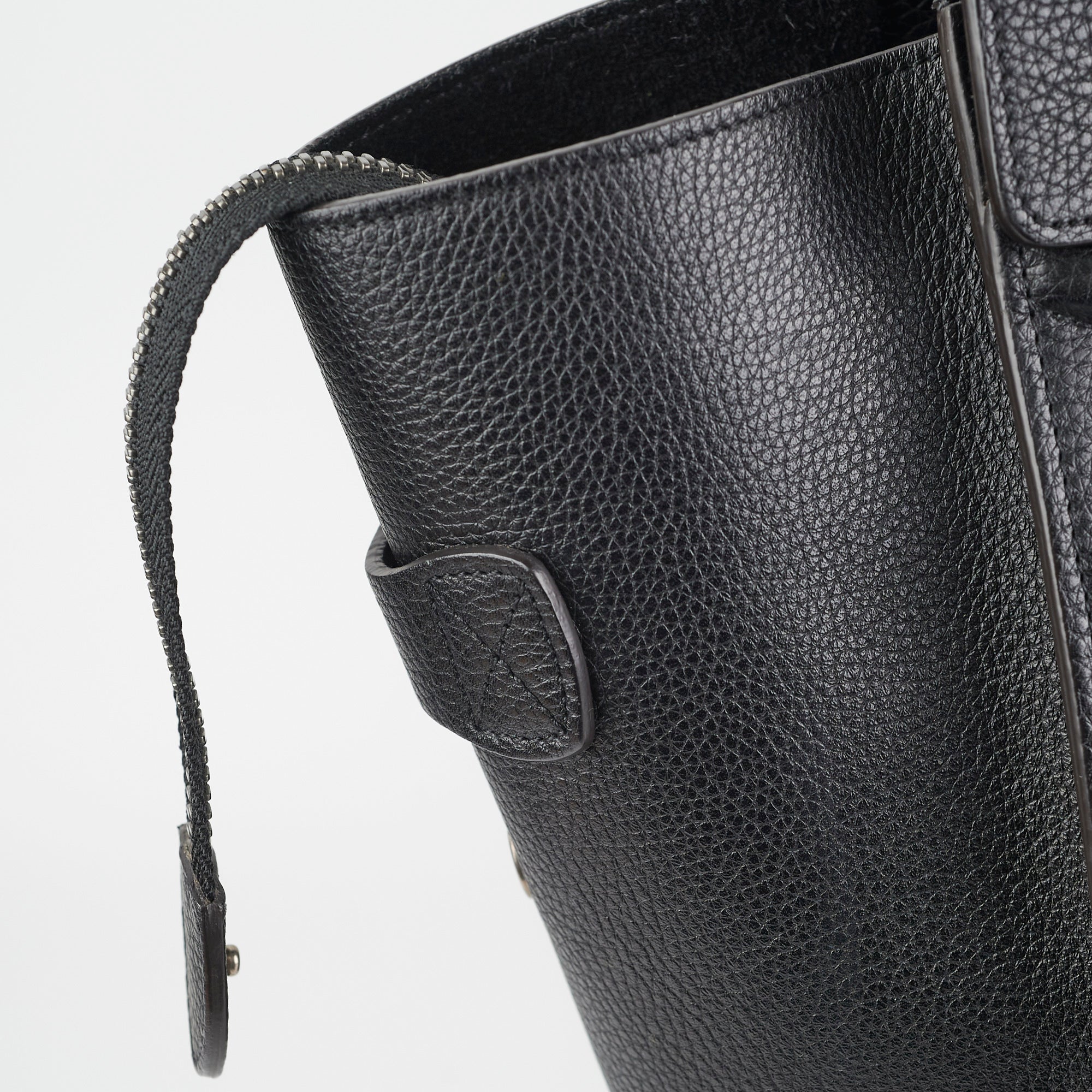 Celine Mini Luggage Bag in Black Calfskin Leather - Perfect for Work, Travel & Everyday Use