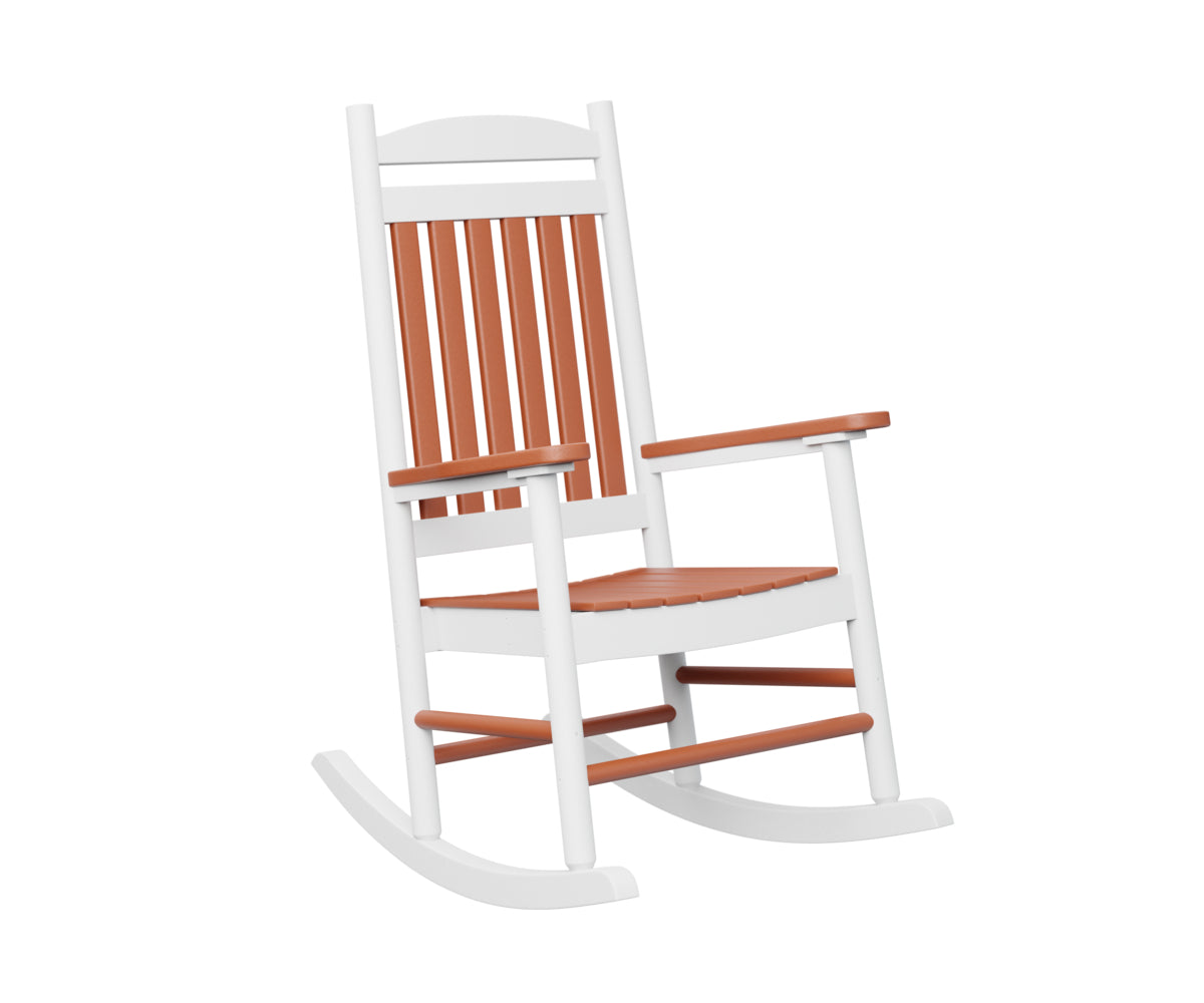 Berlin Gardens Porch Rocker - Classic Wooden Rocking Chair for Outdoor Patio, Garden & Front Porch - Perfect for Relaxing, Reading & Enjoying Nature